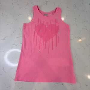 Circo Pink Casual Tank Top with Unique Design